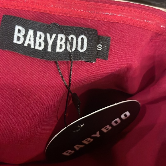 Baby boo red jaw dropping dress size small - Picture 7 of 7